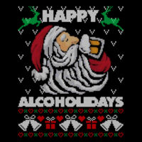 Happy Alcoholidays - Sudadera Ugly Diseño